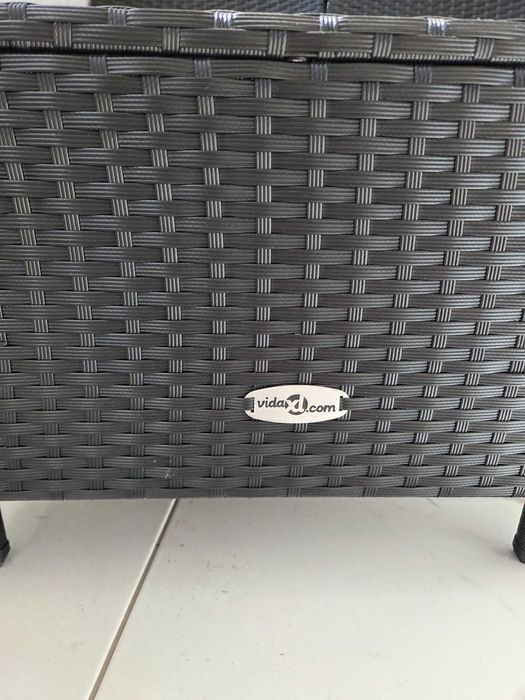 Градински комплект | Полиратан | Пейка и две табуретки