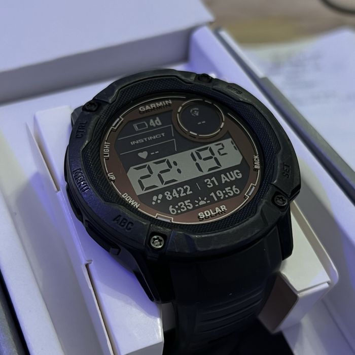 Ceas Garmin Instinct 2X Solar negru Graphite 50 mm