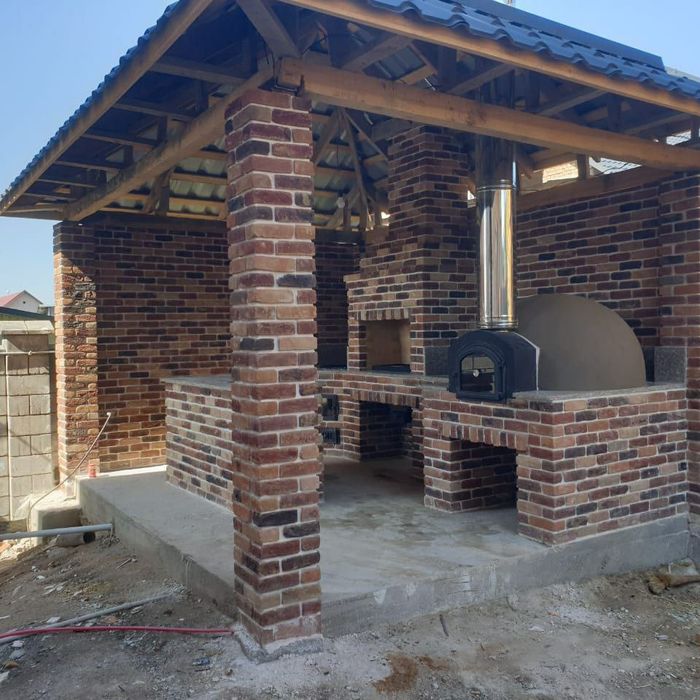 Строим Помпейскую печь Летние кухни. Барбекю.Очаг. Камин.