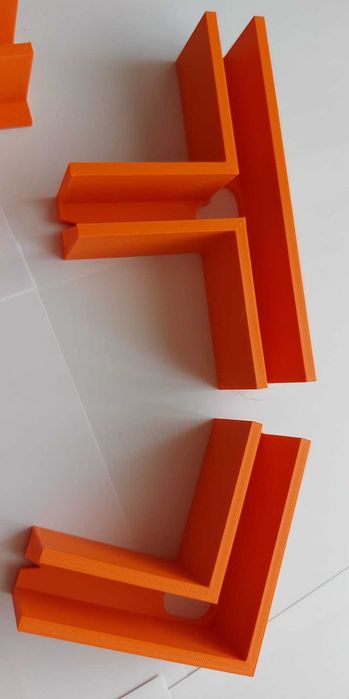 Sablon mobila clema de colt in forma L si T asamblare mobila