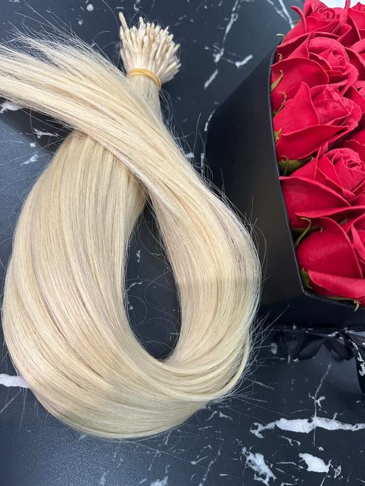 Естествени 100% кератинови кичури