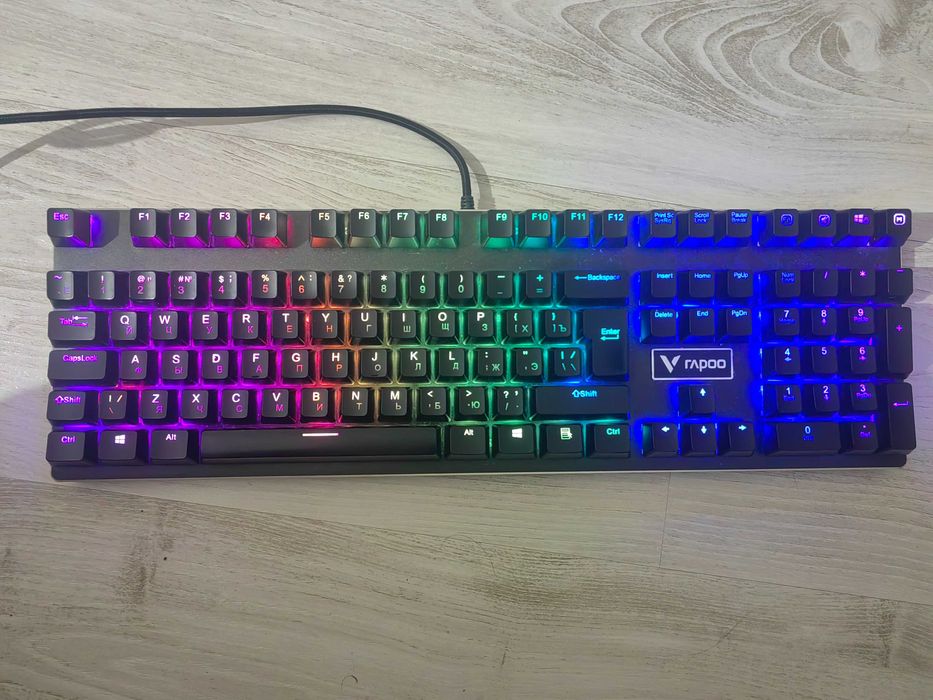 Клавиатура Rapoo V700RGB USB черный
