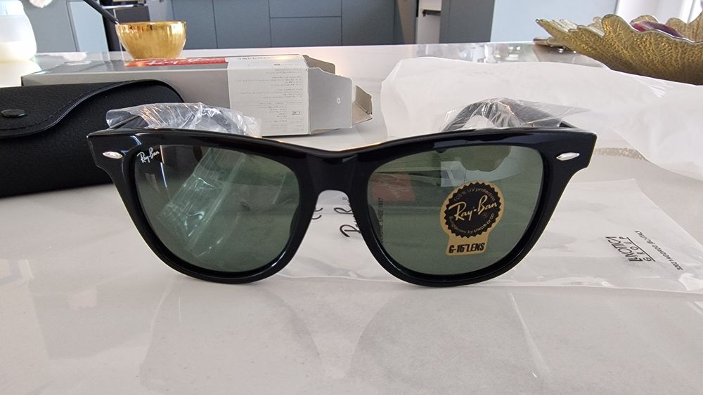 Ochelari Ray Ban original Wayfarer, Negru, 54-18-150 Standard