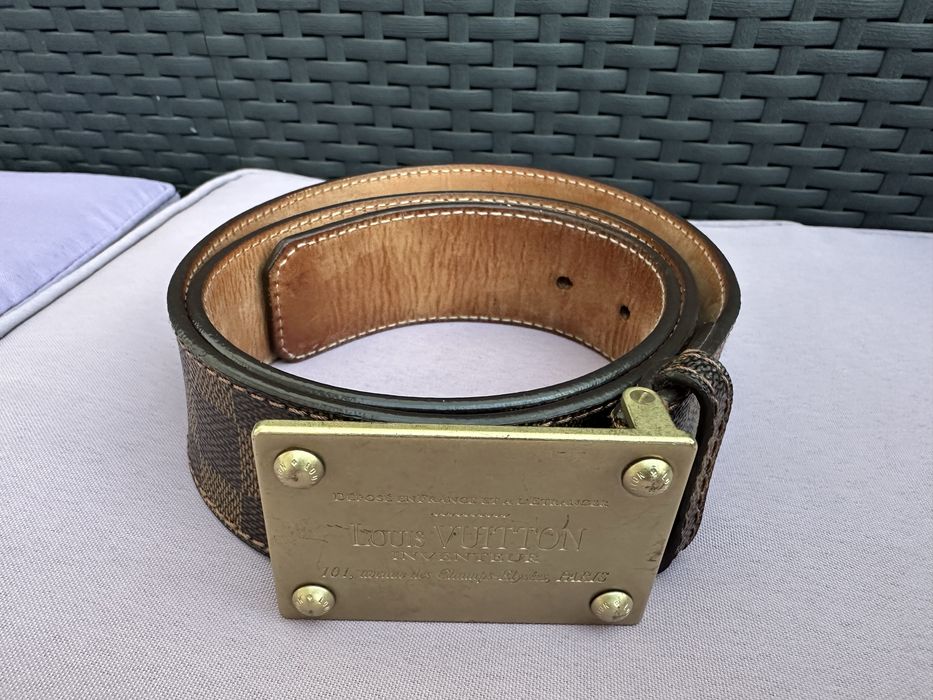 Louis Vuitton Inventeur damier ebene колан оригинал