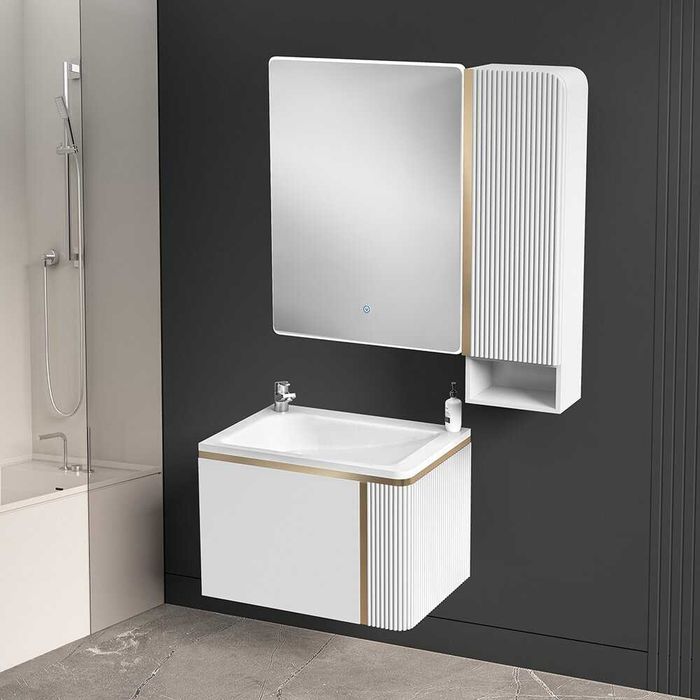 ПВЦ комплект за баня DOLCE WHITE 60 см