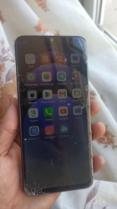 Itel A70 xotira 128 gb 5000 mAh