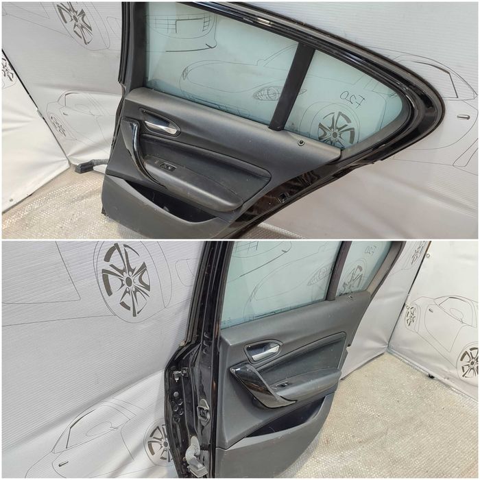 Ușă Spate Dreaptă BMW Seria 1 F20 Hatchback Negru Cod Culoare Schwarz II 668 2012 / [2011-2019] / 41525A2A398 (1D)