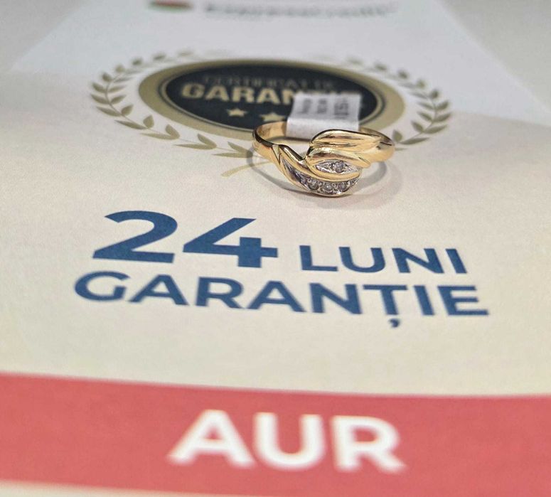Inel de aur (AG32 B27069.1) 2 ANI GARANTIE!