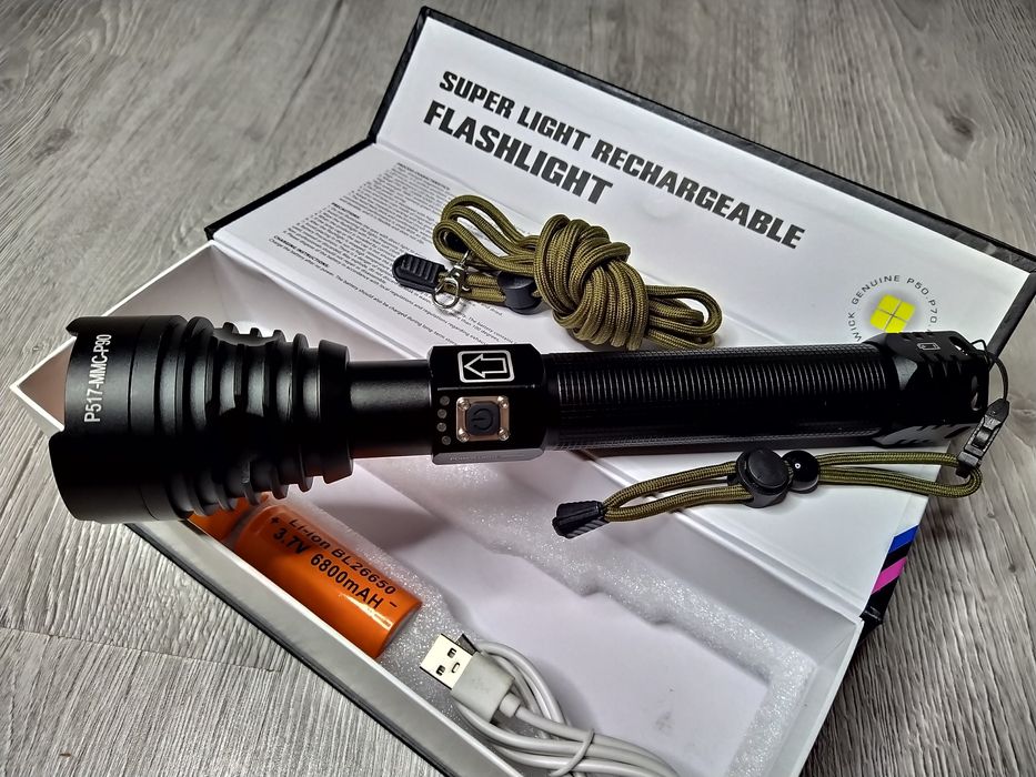 XHP90.2 Lanterna PROFESIONALA , 100% metal led multicore - quadcore