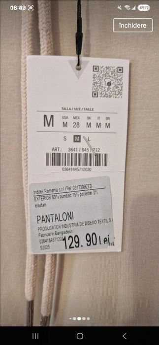 Pantaloni evazați Zara