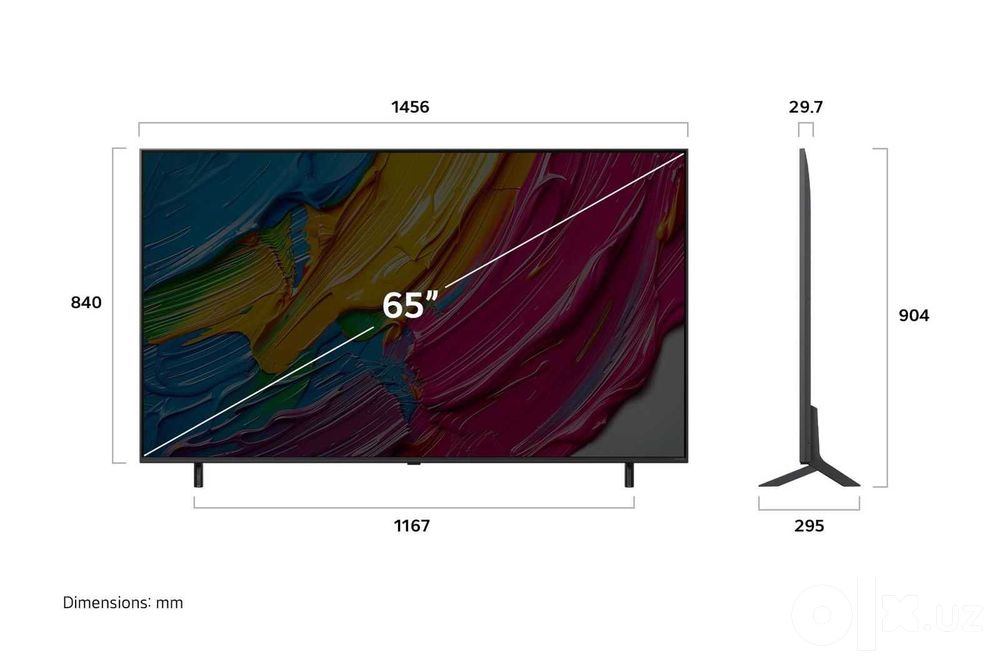 LG Телевизор 65QNED80A6A AI 65" 4K UHD. В наличии