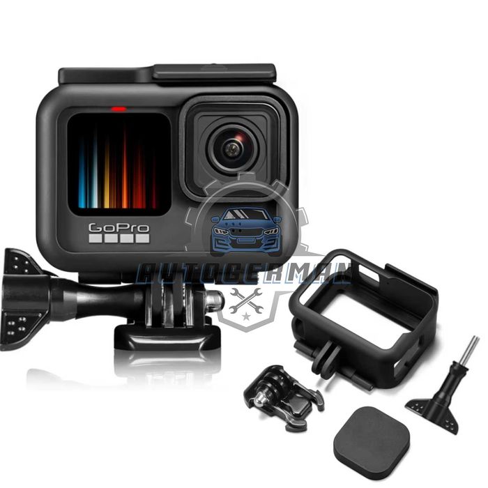 Комплект защитен кейс и аксесоари за екшън камера GoPro Hero 13 калъф за камера предпазен кейс протектори защита обектив аксесоари Гопро херо 13 Black