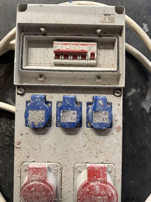 Tablou electric șantier trifazic Gewiss 400V + 230V, complet