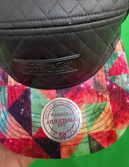 Șapcă Mitchell & Ness 5-Panel Quilted Leather & Spikes – Ediție de Colecție, Nouă
