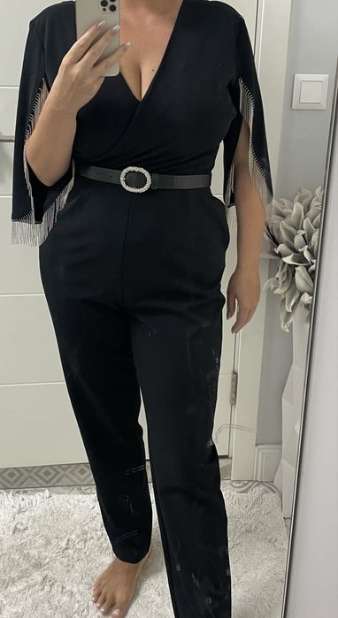 Черен стилен гащеризон