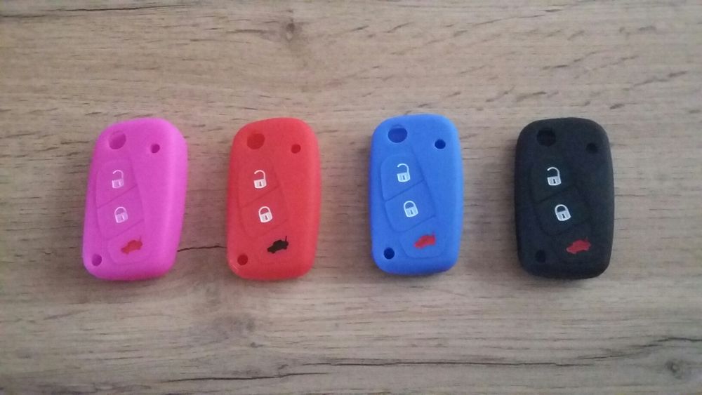 Силиконов Протектор/Кейс за Ключ на Fiat Stilo Idea Punto Bravo Doblo