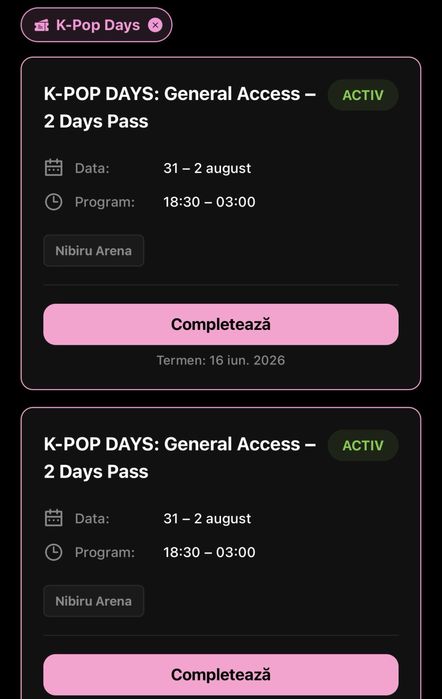 Bilet NIBIRU K-Pop Days - General Access