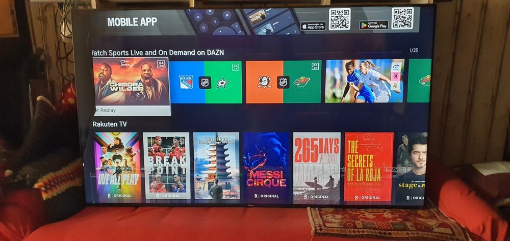 Hisense smart tv 75A6k 75"