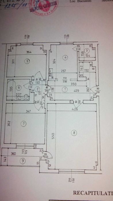 Apartament 3 camere etaj 2/8 73mp, Calea 13 Septembrie