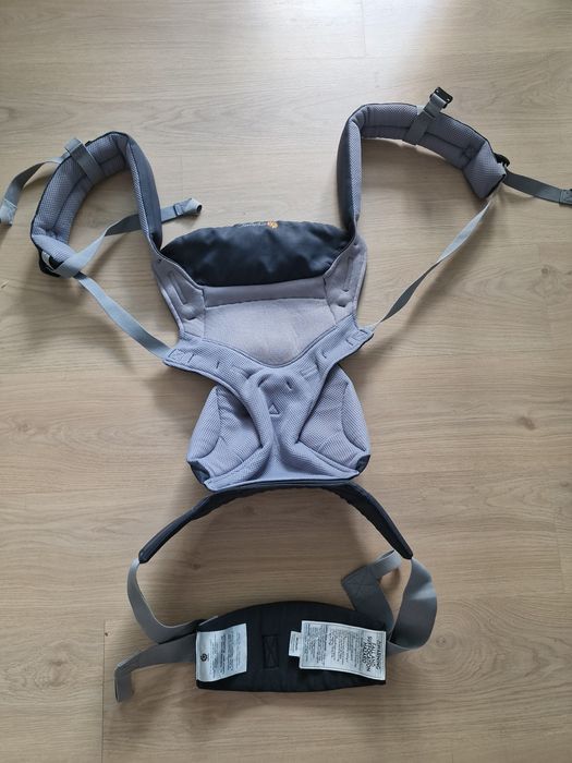 Marsupiu Ergobaby 360 Cool Air Carbon Grey