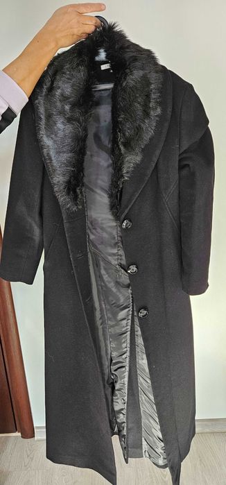 Дамско палто Andrews, 100% вълна, размер 46