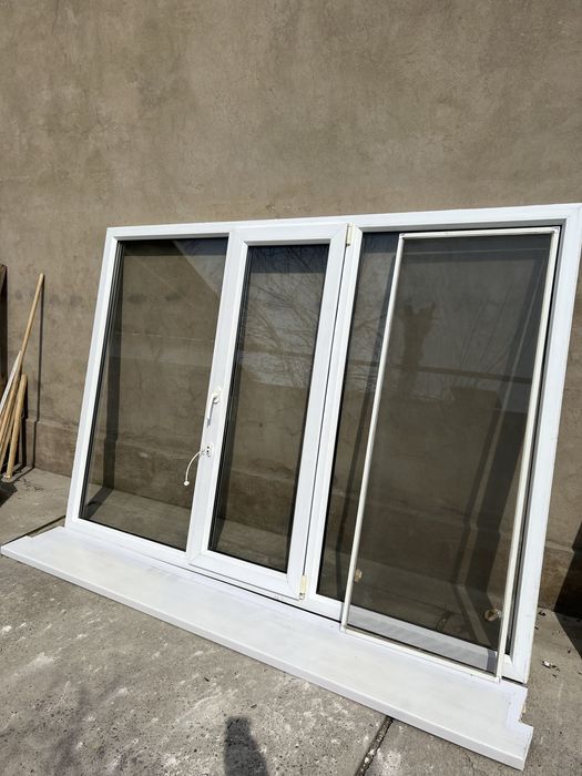 Пластиковое окно 159.5x227 б/у