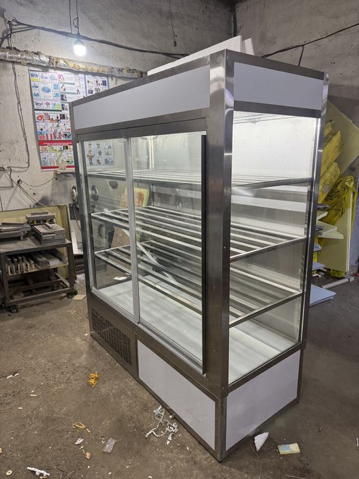 Витринный холодильник для шашлыка