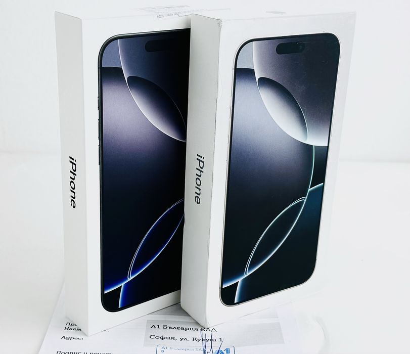 НОВ! Apple iPhone 16 Pro Max 512GB Black / White 2г. Гаранция!