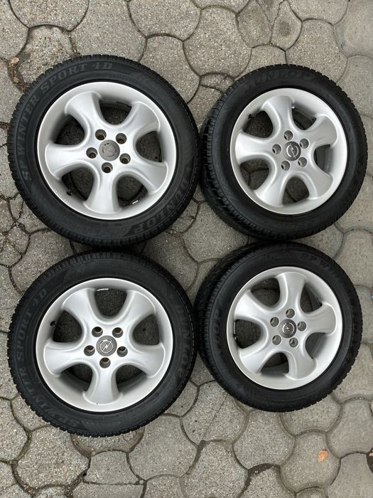 Jante aliaj 5x110mm, anvelope 205/55 R16 Opel Corsa Meriva Astra G, H, Zafira