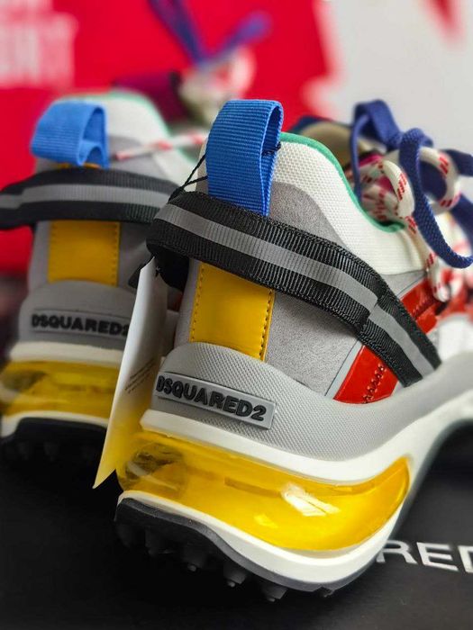 Маратонки DSQ2 Bubble Dsquared2 бели сникърси