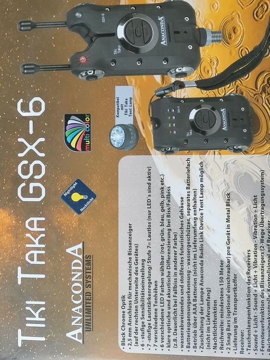 Avertizori Anaconda  Tiki Taka GSX - 6 set 3+ 1 multicolor