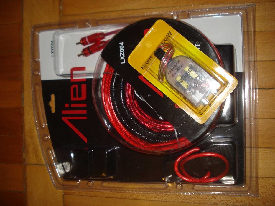 instalatie pentru subwoofer auto kit cabluri 800w filtru high - low