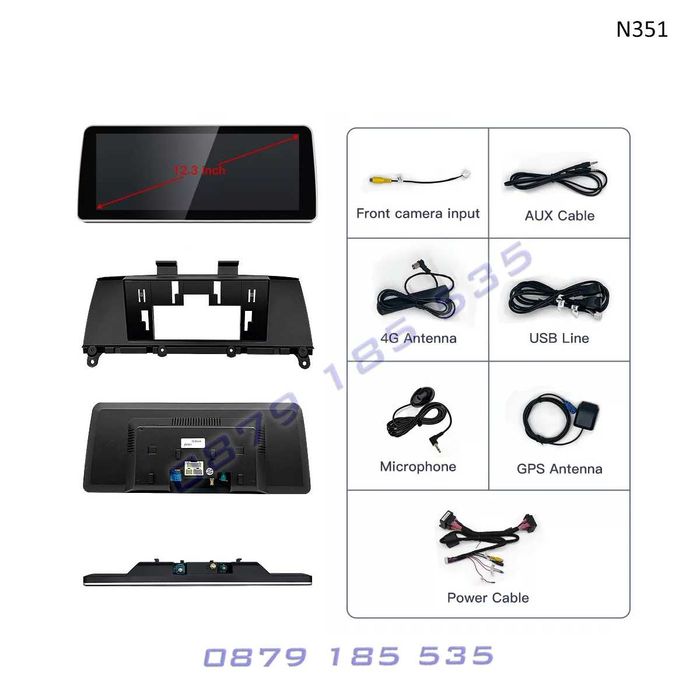 Мултимедия навигация Android Carplay BMW X3 F25 X4 F26 бмв х3 х4 екран