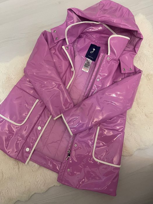 Geacă roz toamnă/iarna 140 cm