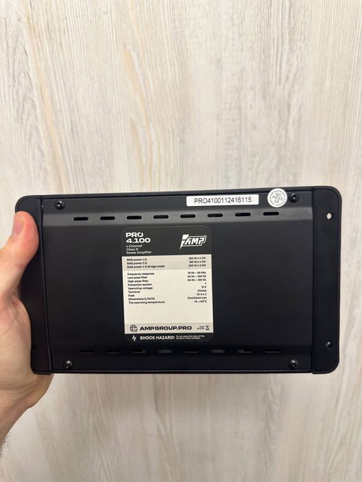 Продается усилитель amp pro 4.100