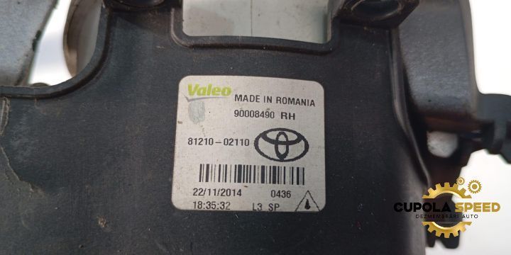 Proiector dreapta 81210-02110 Toyota Avensis 3 T27 [2th facelift] [20