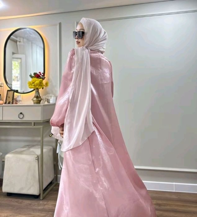 Абайка двойка платье с длинным рукавом