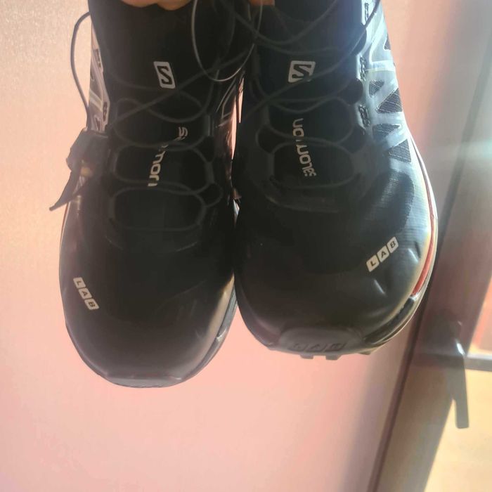 Adidasi Salomon S-Lab Wings SG black/red/white noi marimea 37 si 1/3