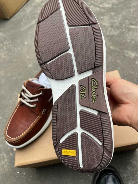 Мокасины мужские британские, кожаные туфли Clarks Atl Sail Go 39-45