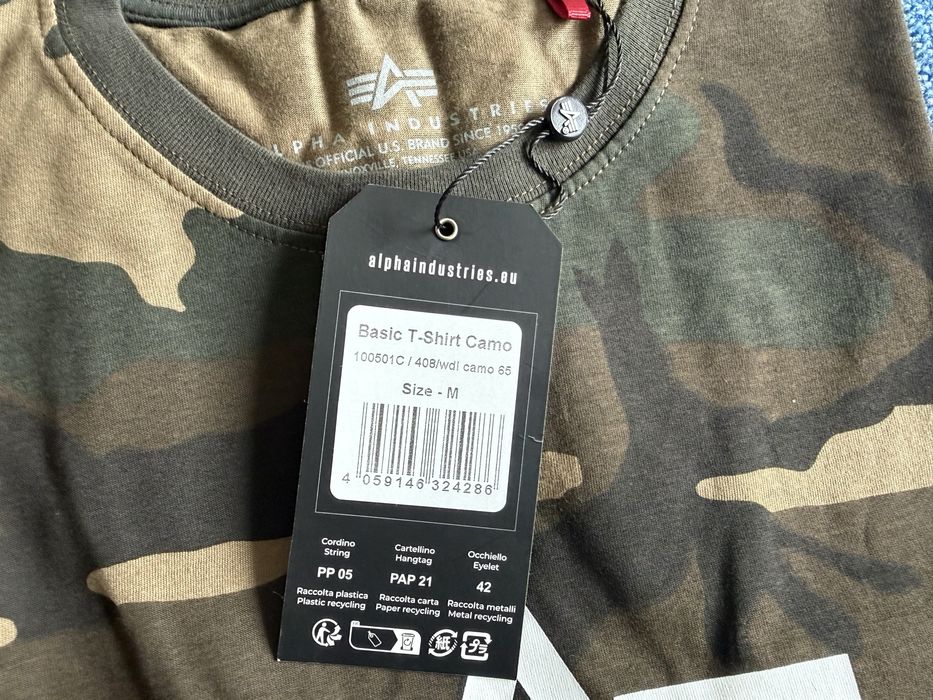 Alpha Industries Logo Basic T-Shirt ОРИГИНАЛНИ мъжки тениски - M/XL