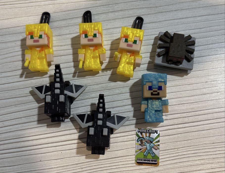 Фигурки kinder joy майнкрафт