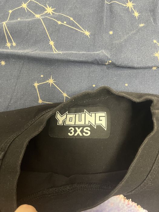 Tricou young rich white