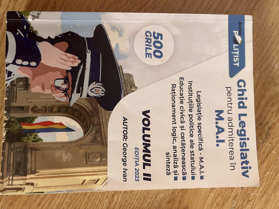 Carti admitere mai jandarmerie drept