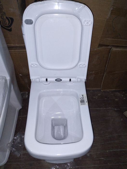 Унитаз литой гофра