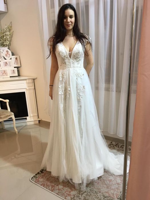 Rochie mireasa LaNovia alb-ivoire