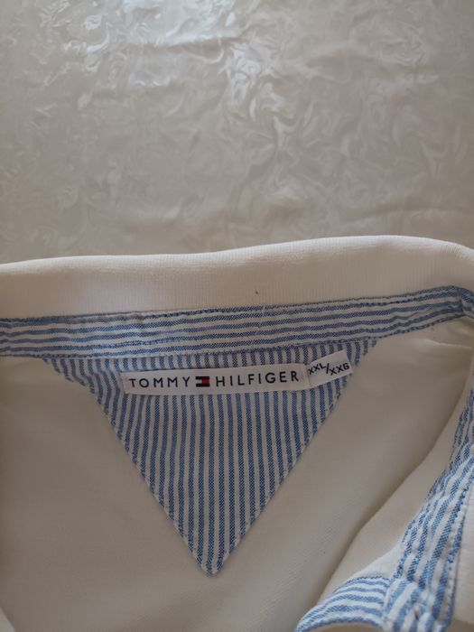 Tricou  tommy hilfinger alb de femei marimea xxl