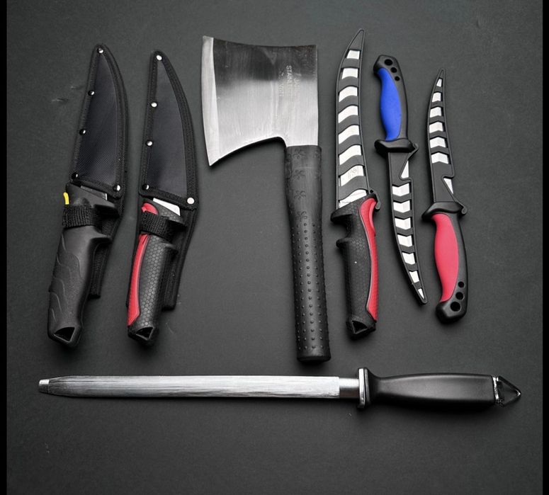 SET Macelarie Black Edition 7 piese
fletat, 1 Satar, lame ot