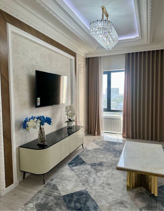 Аренда 2 клмнатной квартиры перекрест.Лабзак Ор-р Сазанчик|Новостройка