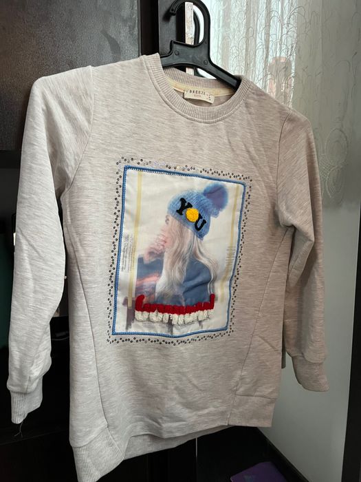 Блуза с дълъг ръкав за деца.