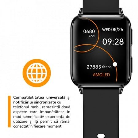 Smartwatch E-boda E-BODA SQ - Vega Pro , Nou, sigilat